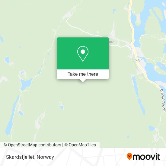 Skardsfjellet map