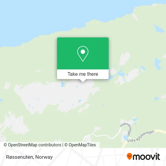 Røssenuten map