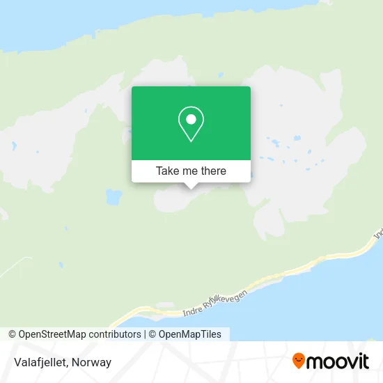 Valafjellet map