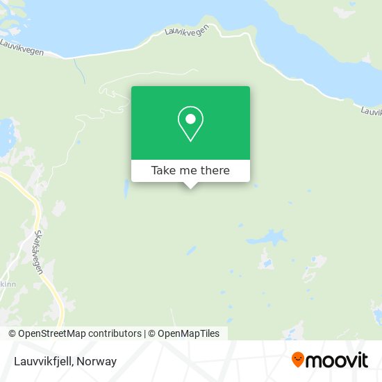 Lauvvikfjell map