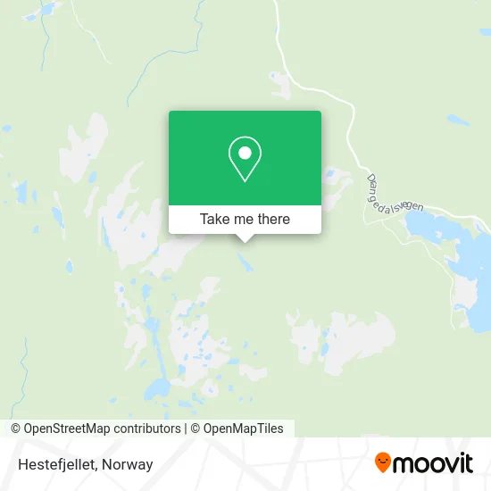 Hestefjellet map