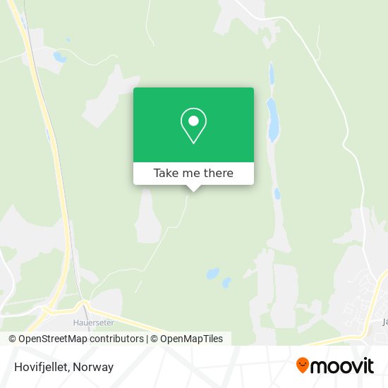 Hovifjellet map