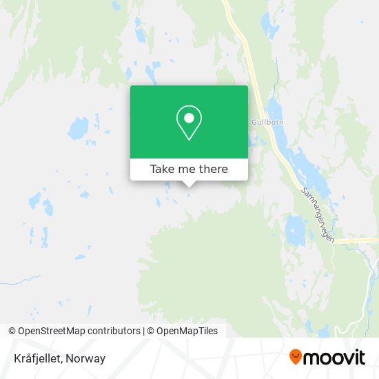 Kråfjellet map