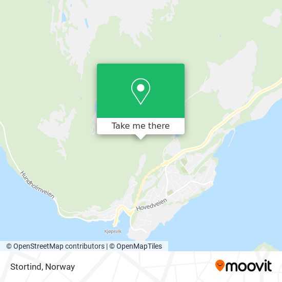 Stortind map