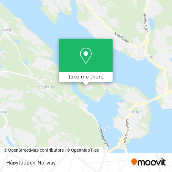 Håøytoppen map