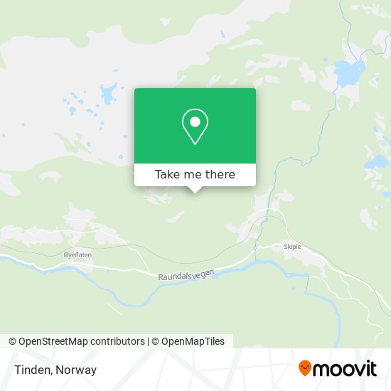 Tinden map