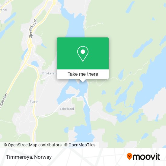Timmerøya map