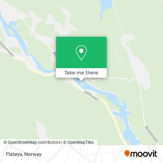 Flatøya map