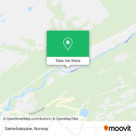 Sæterbøøyane map