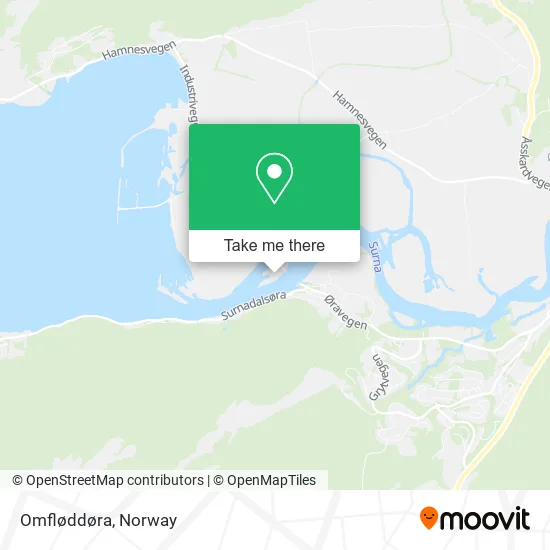 Omfløddøra map