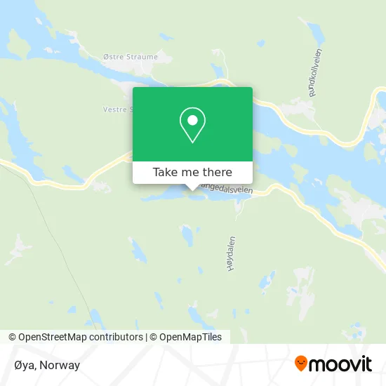 Øya map