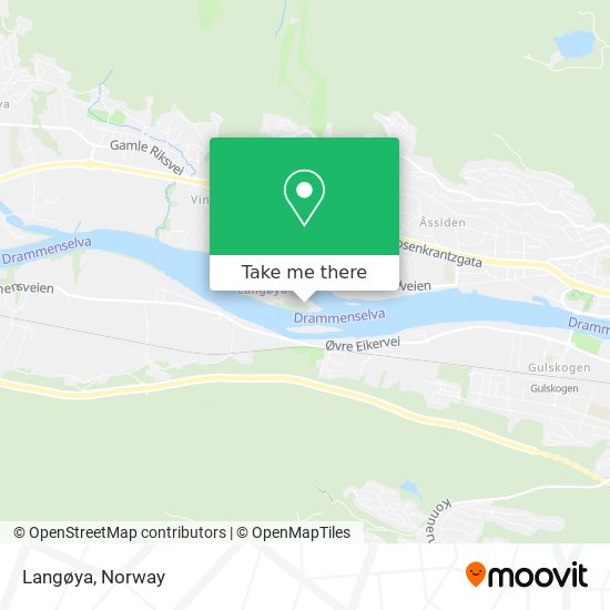 Langøya map
