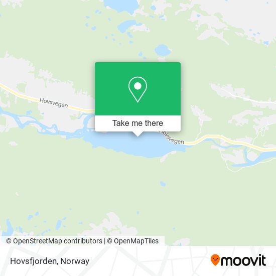 Hovsfjorden map