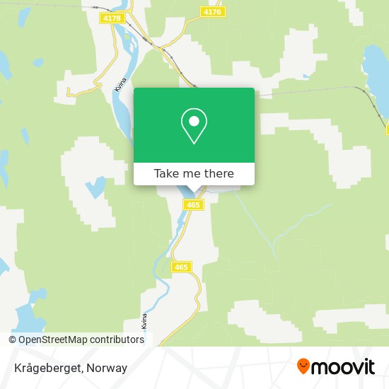 Krågeberget map