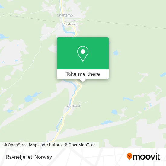 Ravnefjellet map