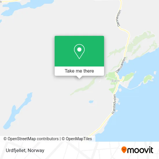 Urdfjellet map