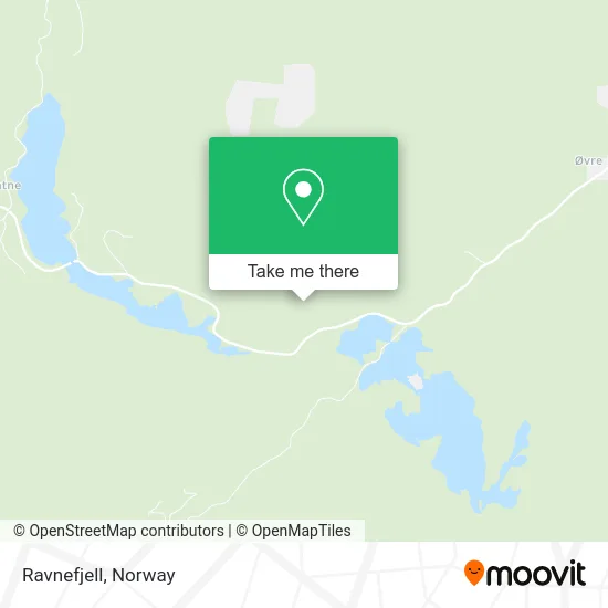 Ravnefjell map