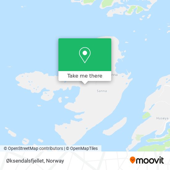 Øksendalsfjellet map