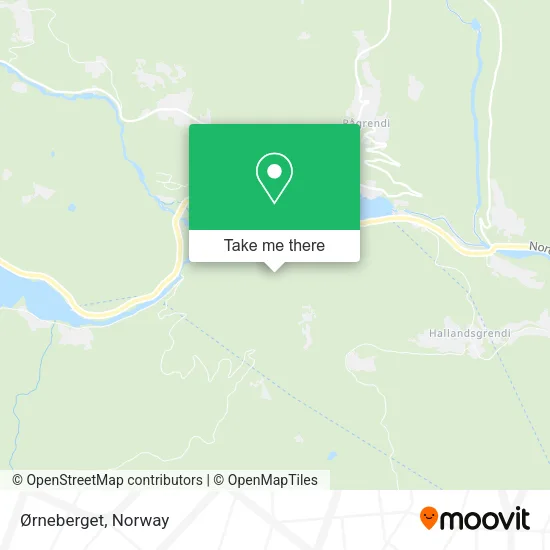 Ørneberget map