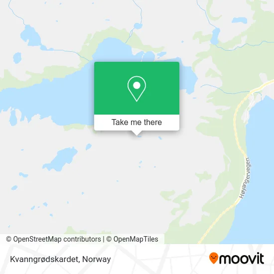 Kvanngrødskardet map