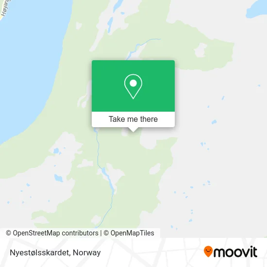 Nyestølsskardet map