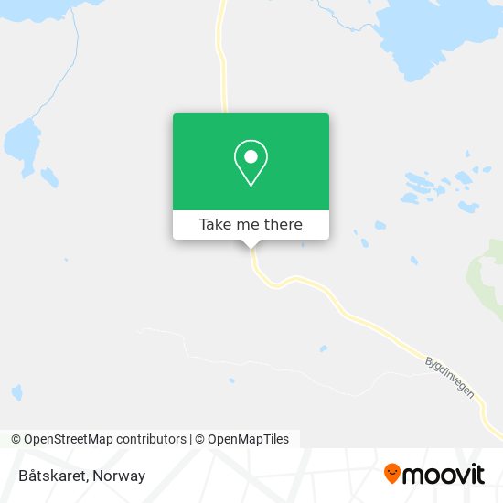 Båtskaret map