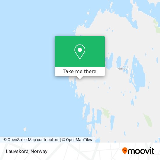 Lauvskora map