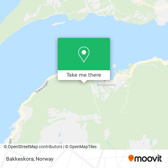 Bakkeskora map