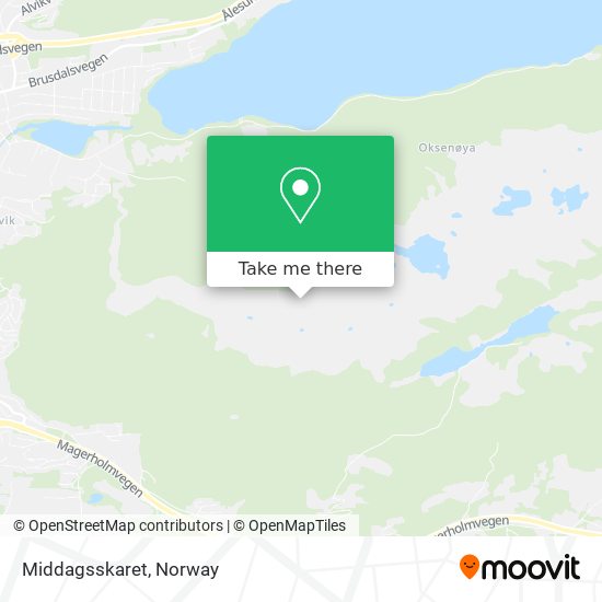 Middagsskaret map