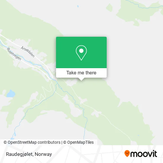 Raudegjølet map