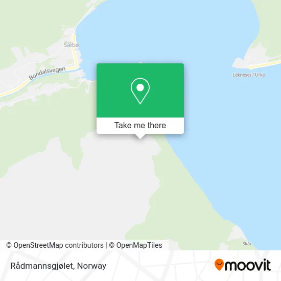 Rådmannsgjølet map