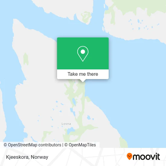 Kjeeskora map