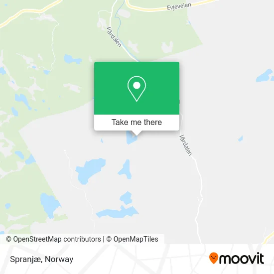 Spranjæ map