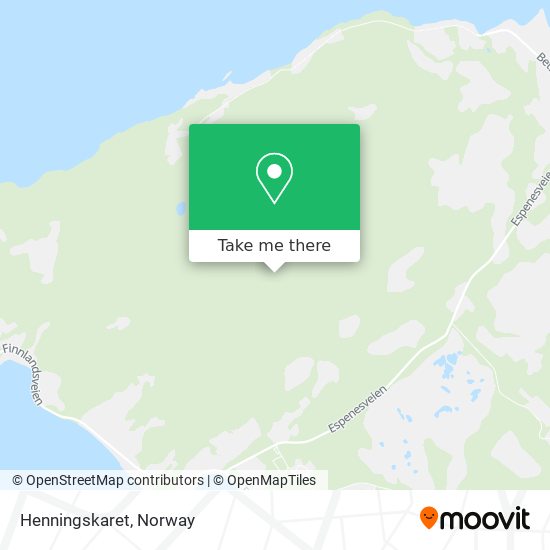 Henningskaret map