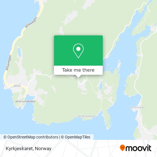 Kyrkjeskaret map