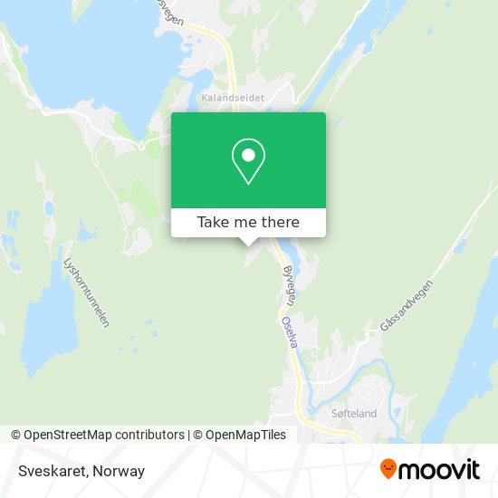 Sveskaret map