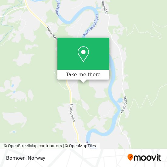 Bømoen map