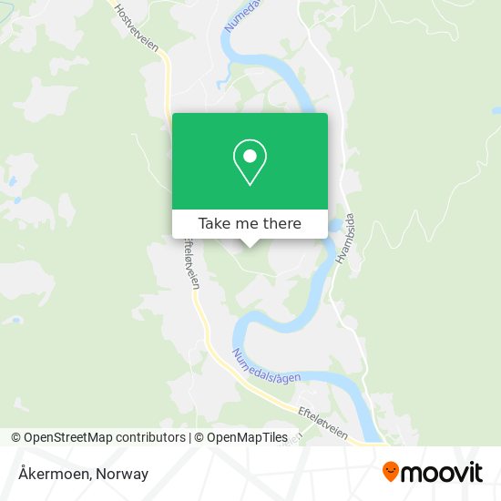 Åkermoen map