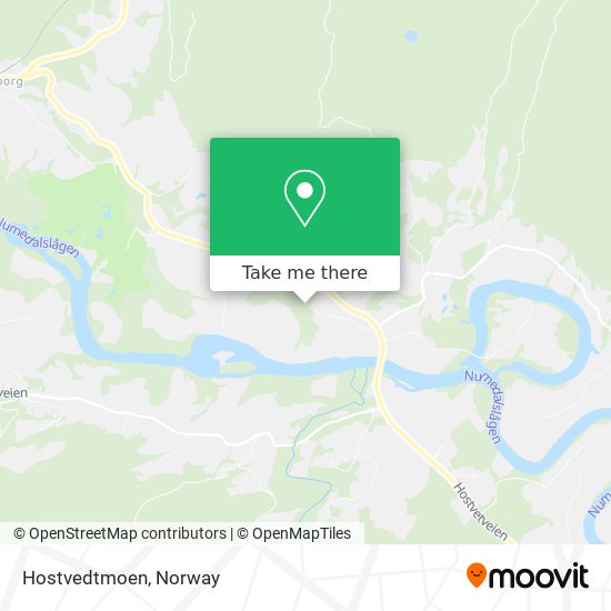 Hostvedtmoen map