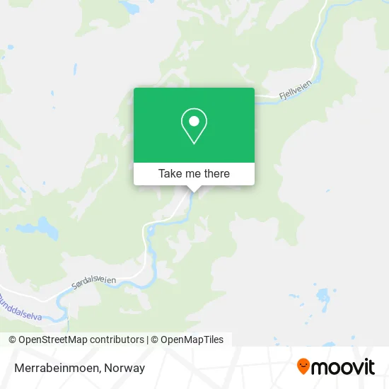 Merrabeinmoen map