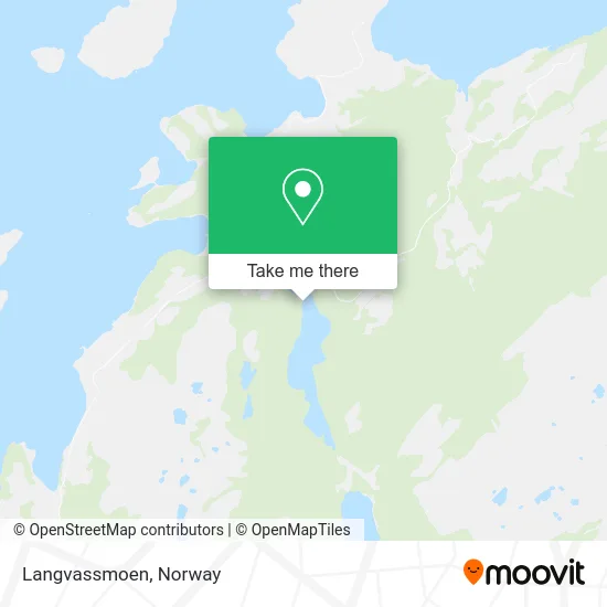 Langvassmoen map