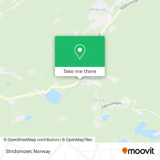 Stridsmoen map