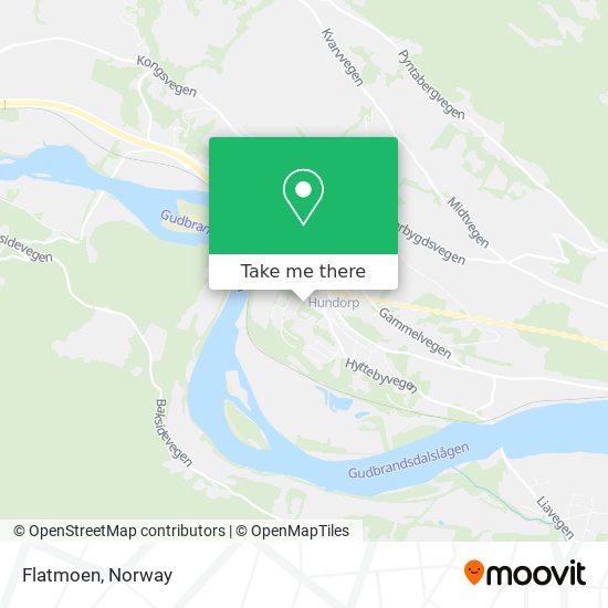 Flatmoen map