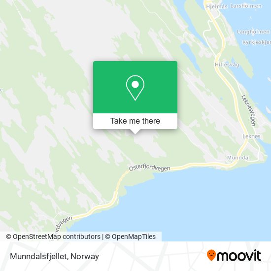 Munndalsfjellet map