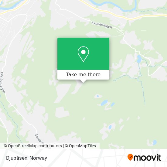 Djupåsen map