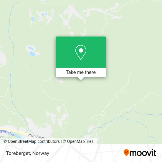 Toreberget map
