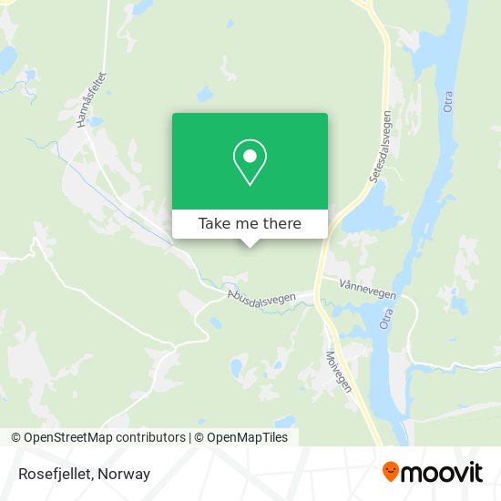 Rosefjellet map