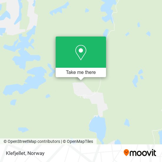 Klefjellet map