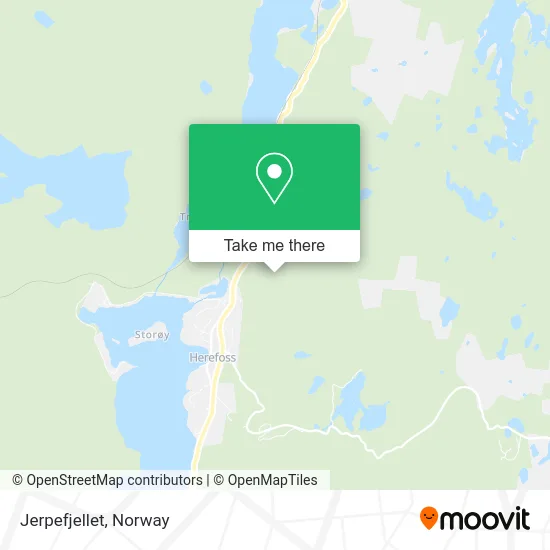 Jerpefjellet map