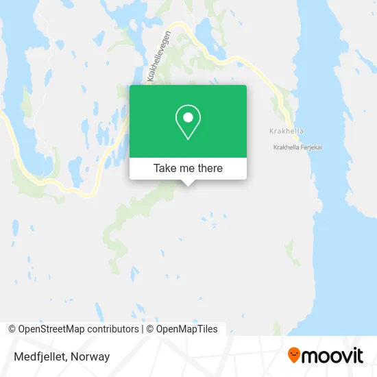 Medfjellet map